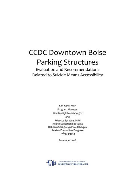 Pdf Ccdc Downtown Boise Parking Structures Sprc Dokumentips