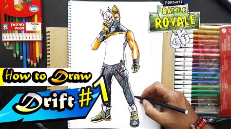 How To Draw Drift Fully Upgraded Fortnite Learn How To Draw Drift