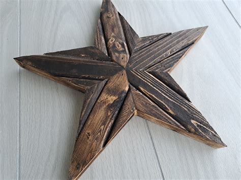 Rustic Barn Wood Star Barn Wood Decor Handmade Farmhouse Etsy