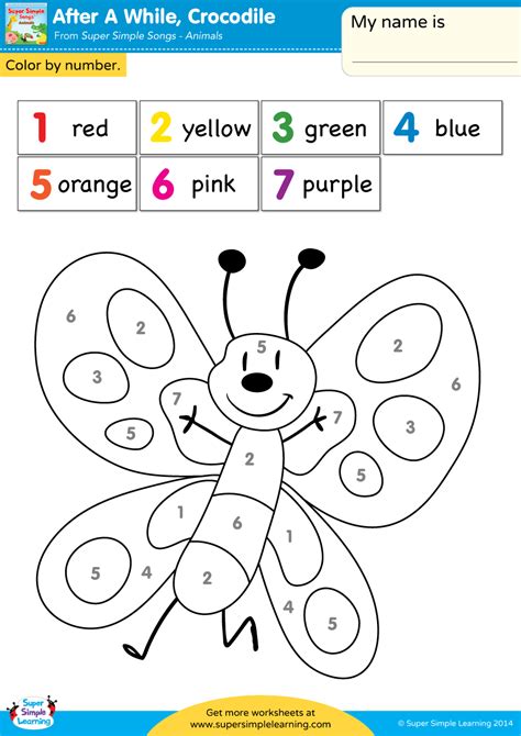 After A While, Crocodile Worksheet - Color By Number ... Style polygons layers with or without attributes with smart mapping styles.