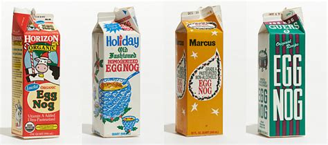 Check Out These 9 Eggnog Carton Designs In All Their Kitschy Holiday