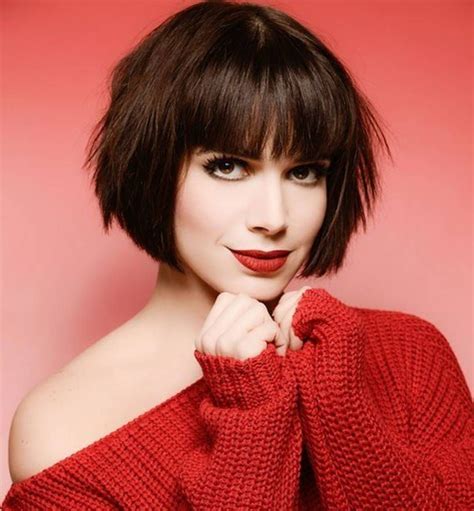 20 Inspirations Simple Bob Hairstyles With Shaped Bangs