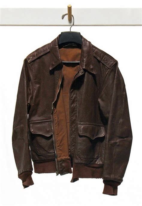 Sold At Auction Wwii Us Army Air Forces Leather Flight Jacket