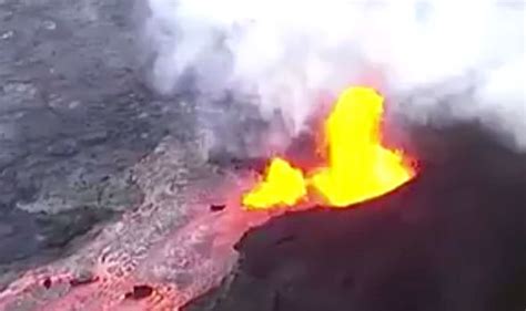 Hawaii Volcano Fountains Of Lava Shoot Into Sky As Kilauea Shows No