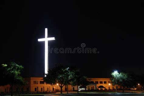 Night Cross Stock Photo Image Of Bible Bright Orthodox 5264292
