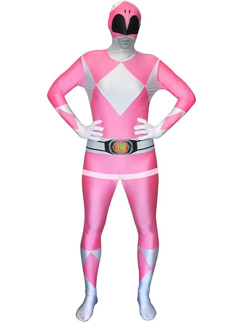 Roze Power Ranger Kostuum Morphsuit De Coolste Funidelia
