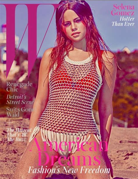 in an interview for w magazine s march cover story selena gomez revealed some interesting tid