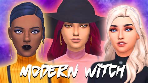 Maxis Match Modern Witch Cc Haul The Sims 4 Realm Of Magic Cc Youtube