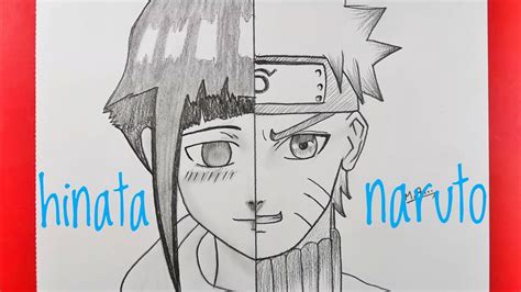 How To Draw Hinata And Naruto Face Easy Anime Drawing For Beginners
