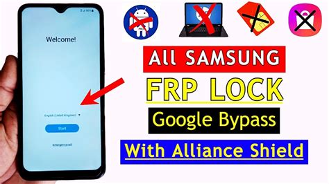 All Samsung Android Frp Bypass With Alliance Shield X No Package