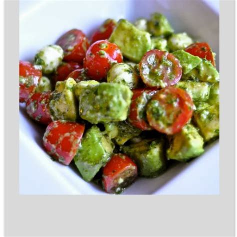 Here is what you will need: Mozzarella, Tomato and Avocado Salad