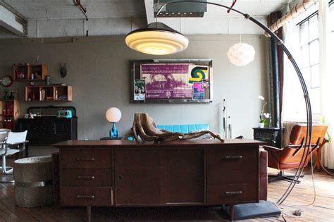 My Houzz Vintage Finds In Funky Montreal Artists Loft Industrial