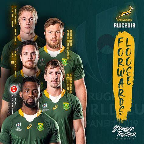 The first springbok squad is announced for 2019. Springbok World Cup Squad announced: Are you ready South ...