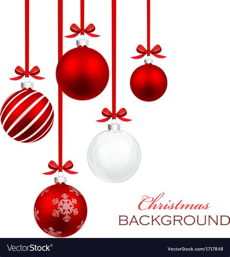 christmas balls royalty free vector image vectorstock