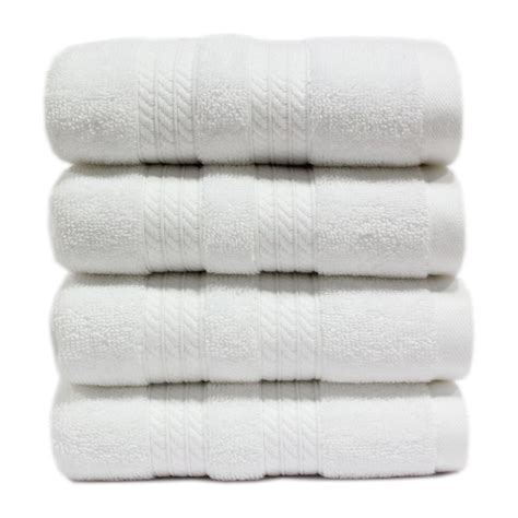 100 Cotton Luxury Hand Towel 16 X 30 White