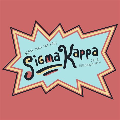 Sigma Kappa Blast From The Past Design Sigma Kappa Sigma Kappa