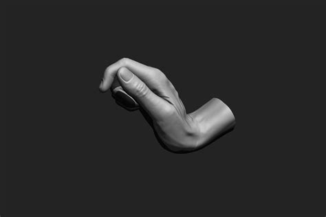 Male Hands 12 Poses 3d Model Cgtrader