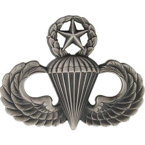Army Badge Regular Size Spec Master Parachutist Badges Silver