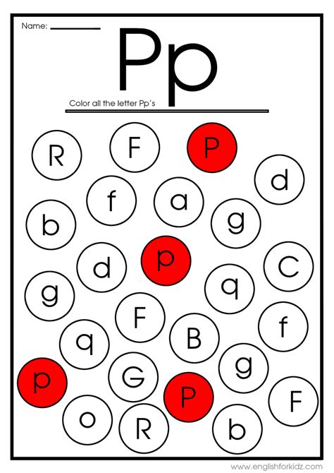 Letter P Worksheets Flash Cards Colorïng Pages - The Letter P foto