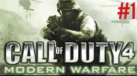 Call Of Duty 4 Modern Warfare Gameplay Mission 1 Cod4mw Mission1