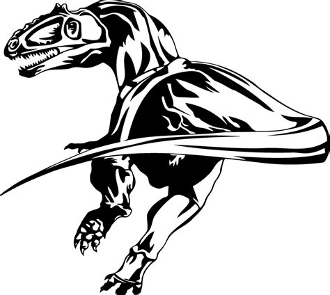 Jurassic Park Template Svg Dinosaur T Rex Svg Tyrannosauru Inspire