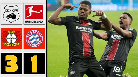 5 daley sinkgraven (dl) leverkusen 7.1. Bayer Leverkusen - FC Bayern München 3:1 (Analyse) - YouTube