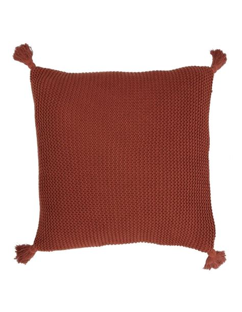 Vue Melaky Tassel Cushion In Terracotta | MYER