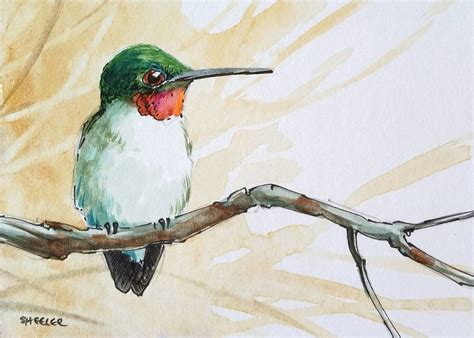 2014 07 06 08 27 26 Peter Sheeler Watercolor Inspiration Birds Painting