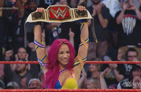 Sasha Banks Wins Wwe Womens Championship On Wwe Raw Video