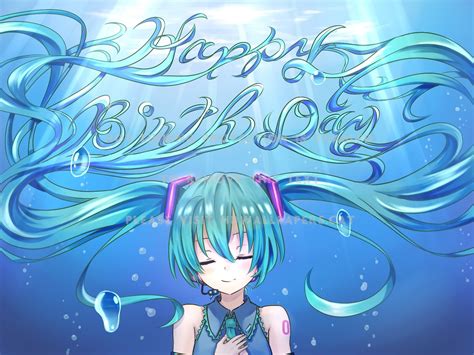 Happy Birthday Anime Wallpapers Wallpaper Cave