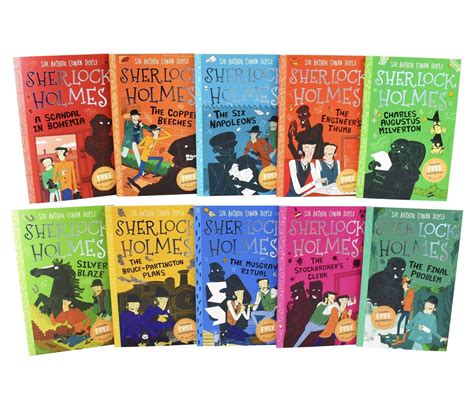 Sherlock Holmes 10 Books Series 2 Children Collection Paperback Box Set