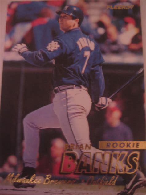 Pinch hitter, first baseman and leftfielder bats: Baseball Cards Come to Life!: Player Profile: Brian Banks
