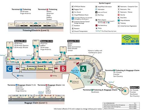 A Map Of The Airport And Terminal Area