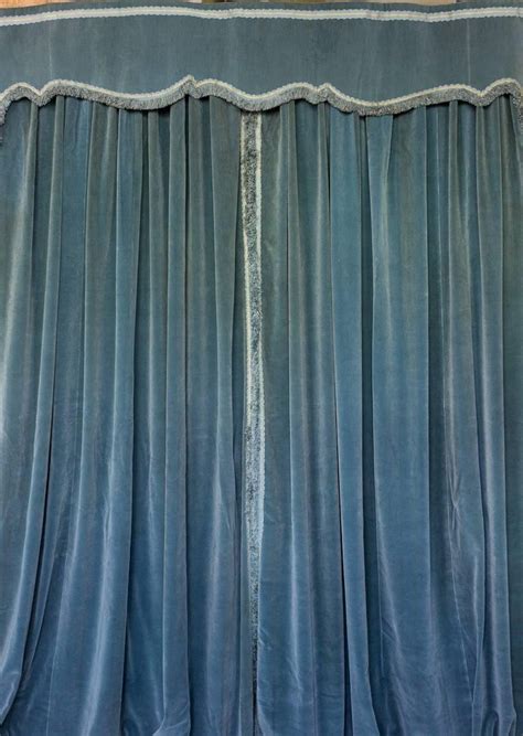 Rugby stripe sharks spaceship tie dye design all deals clearance sale boy gender neutral girl. Three Pairs of Blue Velvet Drapes with Valances For Sale ...
