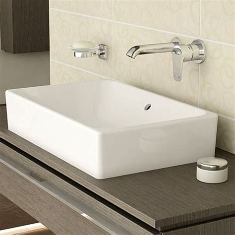 Vitra Options Nuo Rectangular Countertop Basin 74340030012 Uk Bathrooms