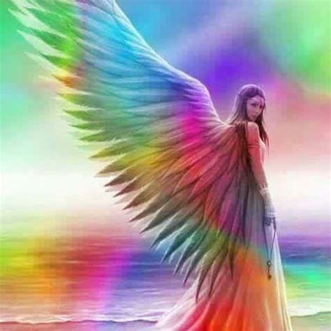 Pin By Frannie Martorana On Magic Angel Pictures Angel Art Rainbow