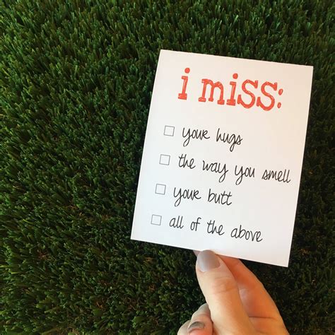 Maybe you would like to learn more about one of these? I miss you card / missing you card / Funny ldr card / LDR ...