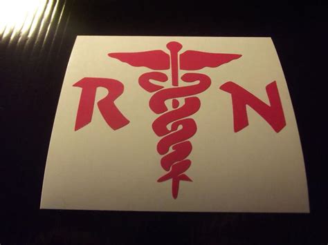 Buy Registered Nurse Medical Vinyl Decal Sticker Pink Qty 2 In Dallas