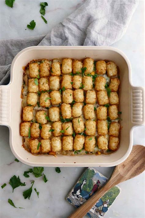 This ensures that the inside cooks through by the time the outside browns. Best Cauliflower Cheesy Tater Tot Casserole Recipe - Tex ...