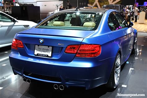 The owner of the bmw m3 coupe (e92) talks about his car on drive2 with photos. 2012 NYIAS: Frozen Blue Metallic M3 Coupe