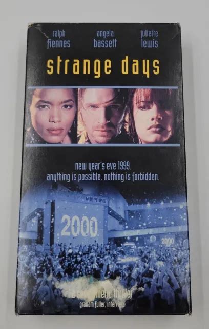 Strange Days Vhs 1996 Angela Bassett Juliette Lewis Tom Sizemore Sci Fi Film 1584 Picclick