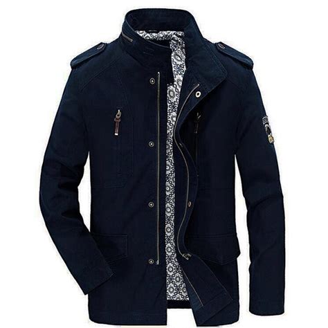 Buy Men Jacket High Quality 100 Cotton Brand Busines