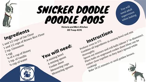 A delightful peanut butter candy with nuts and coconut, all dipped in the original recipe called for dipping them in chocolate or butterscotch. Snicker-Doodle-Poodle-Poos Dog Treats - YouTube