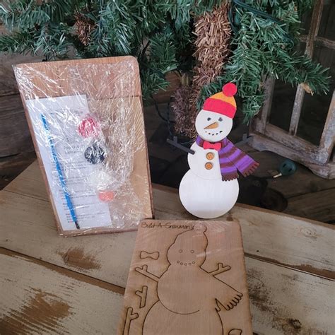 Build A Snowman Kit Etsy