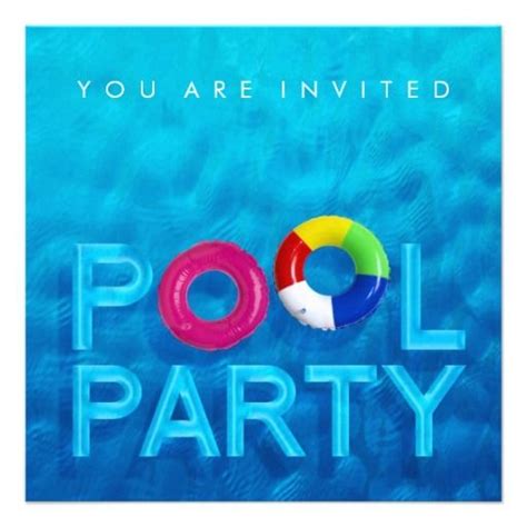 sommer swimmingpool party einladung zazzle de party einladung sommer pool party und einladungen