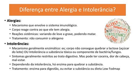Qual a diferença entre Alergia e Intolerância alimentar Dr
