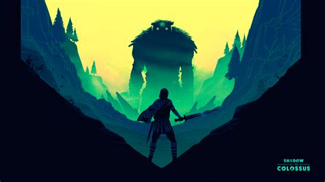 Shadow Of The Colossus Fan Art Illustration 4k Wallpaperhd Games