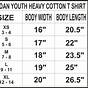 Youth L Size Chart