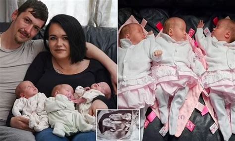 Couple Surprised After They Give Birth To One In 200 Million Identical Triplets