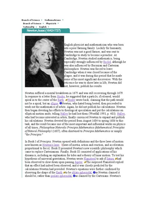 Sir Isac Newton Biography Isaac Newton Light